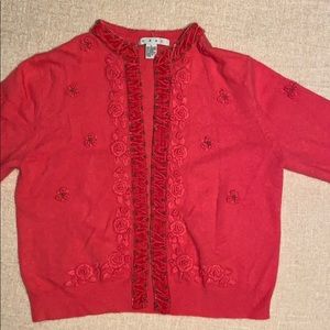 CAbi Hot Pink sweater